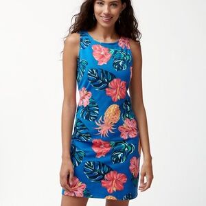 Tommy Bahama Piña Cool-Ada Scoop-Back Dress - Size L
